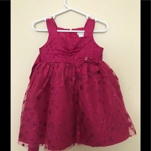 Hot pink toddler dress